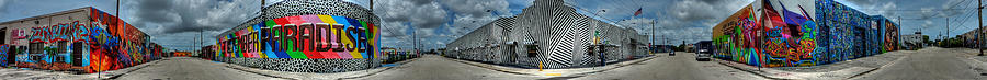 Miami - Design District Pano 001 Photograph by Lance Vaughn