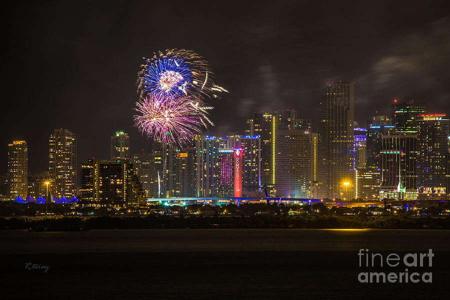 Miami Downtown City View Photograph by Rene Triay FineArt Photos