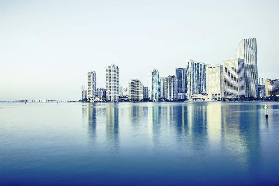 Miami Downtown Skyline Photograph by Moreiso