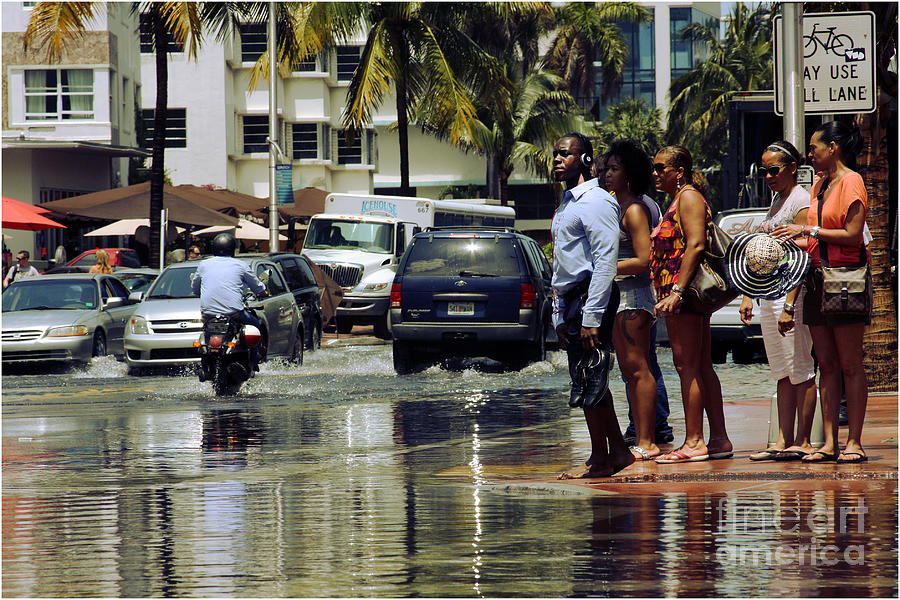 Miami Photograph - Miami Flood by Shanna Vincent
