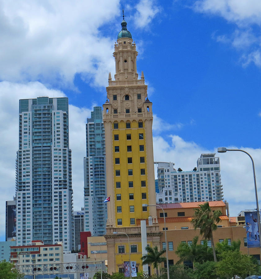Miami Freedom Tower Photograph by Dart Humeston