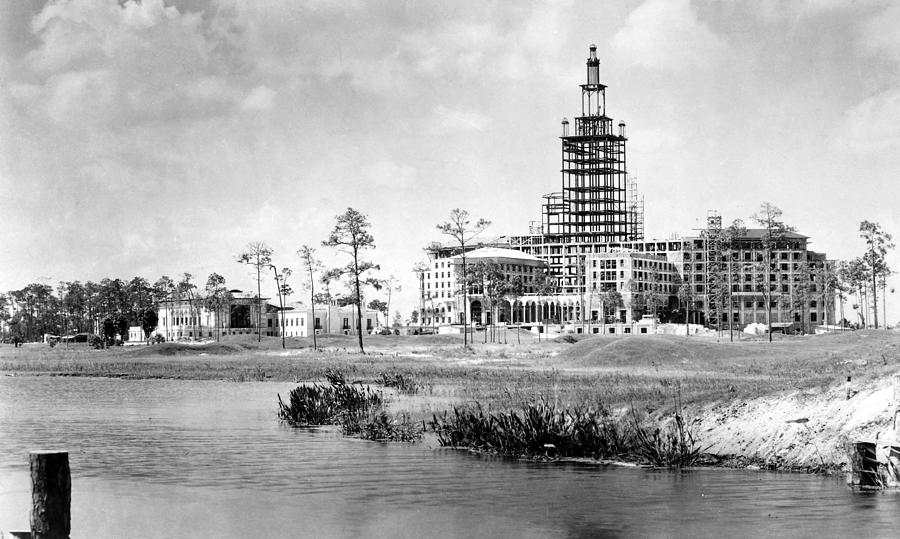 Miami Hotel Construction Photograph by Granger
