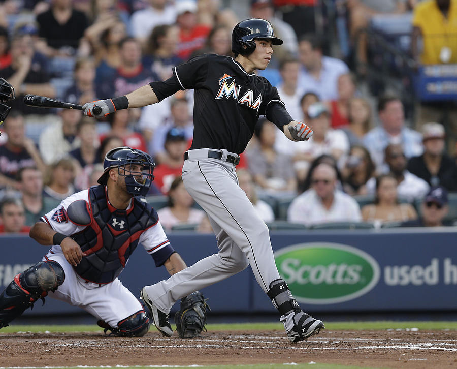 Miami Marlins v Atlanta Braves Photograph by Mike Zarrilli Miami Marlins v Atlanta Braves Photograph by Mike Zarrilli