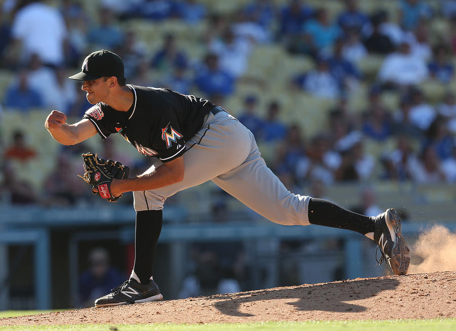 Miami Marlins v Los Angeles Dodgers Photograph by Stephen Dunn Miami Marlins v Los Angeles Dodgers Photograph by Stephen Dunn