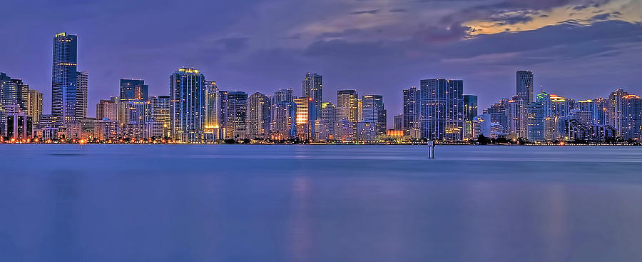 Miami Skyline Photograph by Carol Eade