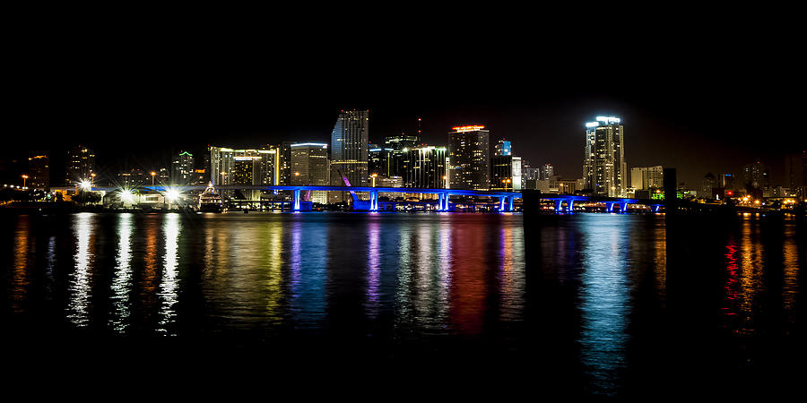 Miami Photograph - Miami Skyline by Scott Mullin