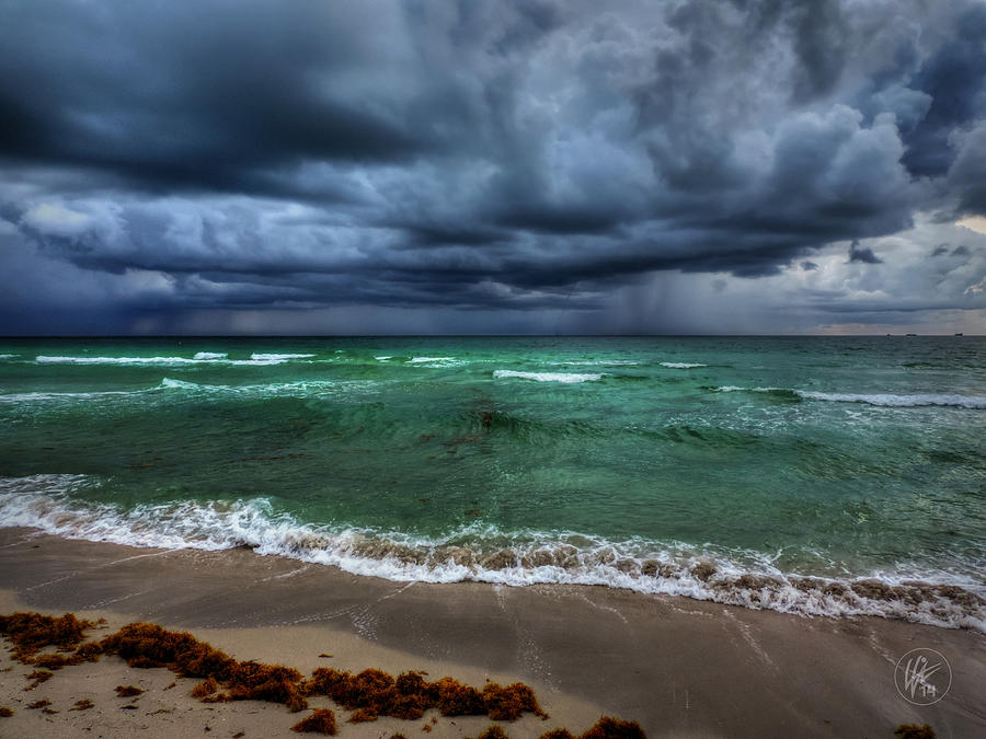Miami - South Beach Storm 001 Photograph by Lance Vaughn