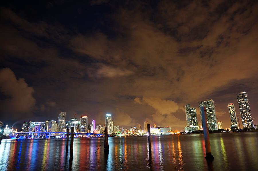 Miami Waterfront Photograph by Patrick Yuen