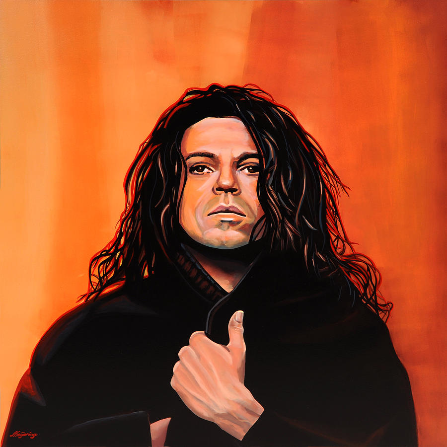 Michael Hutchence Painting Painting by Paul Meijering