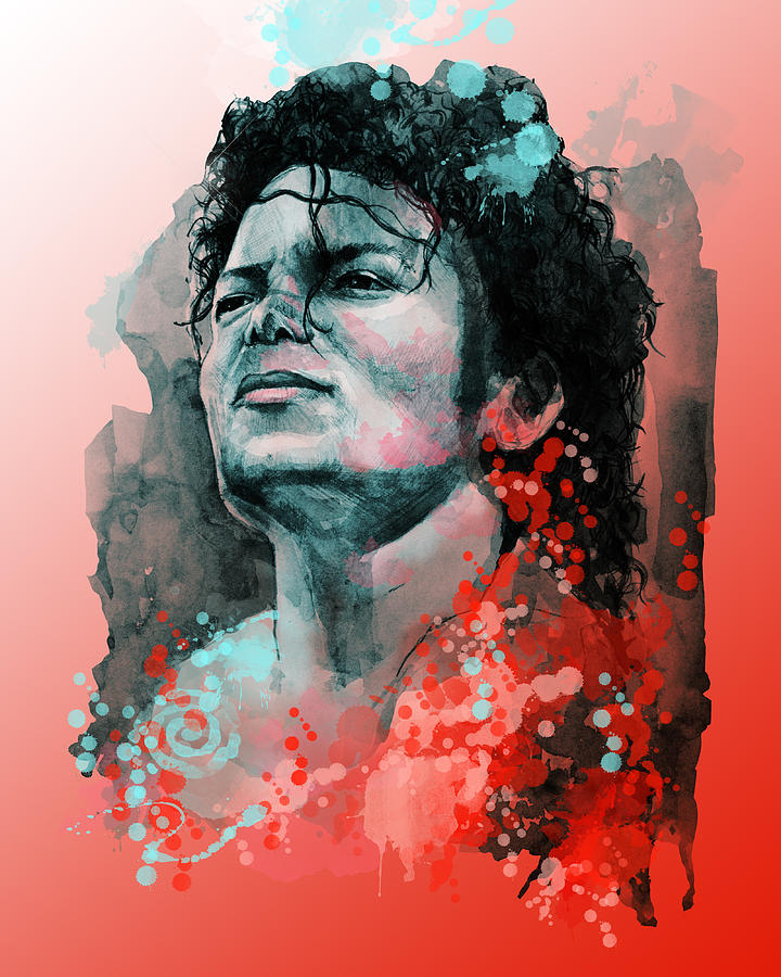 Michael Jackson Painting - Michael Jackson 13 by Bekim M