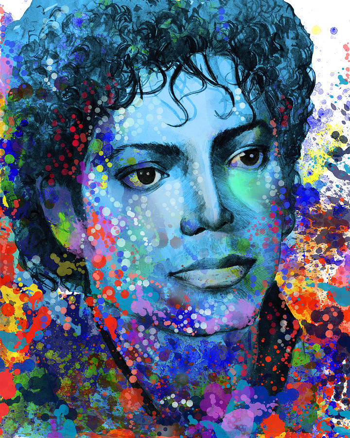 Michael Jackson 14 Painting by Bekim Art