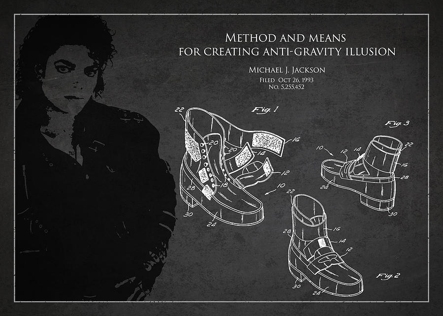 Michael Jackson Digital Art - Michael Jackson Patent by Aged Pixel