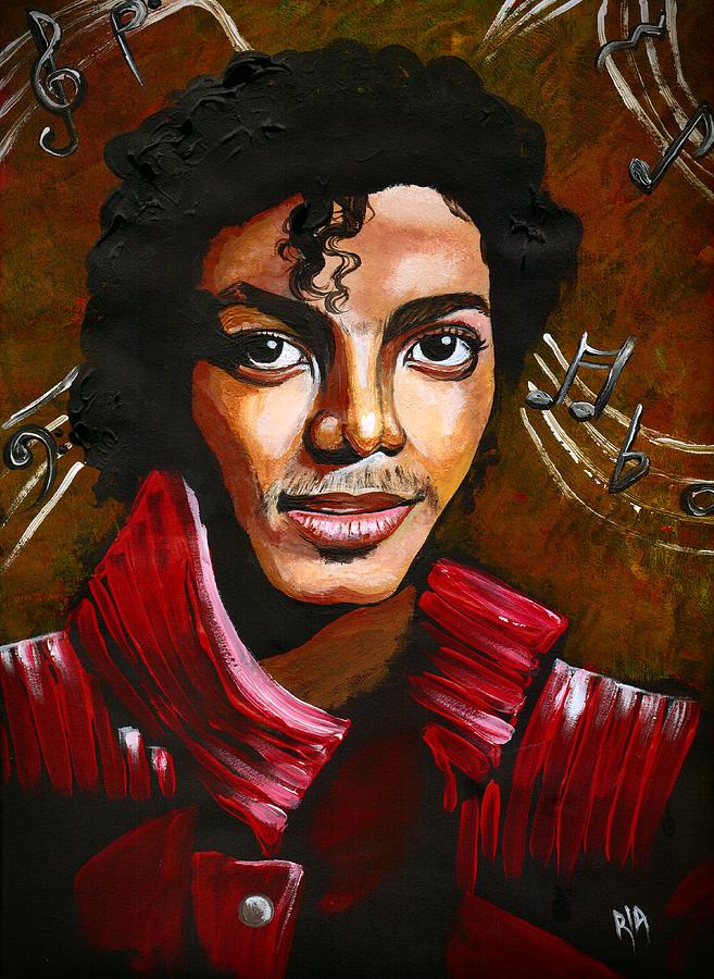 Michael Jackson Photograph - Michael Jackson by Artist RiA