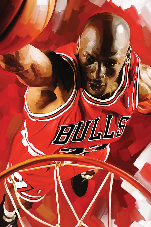 Michael Jordan Poster by Art - Pixels Merch