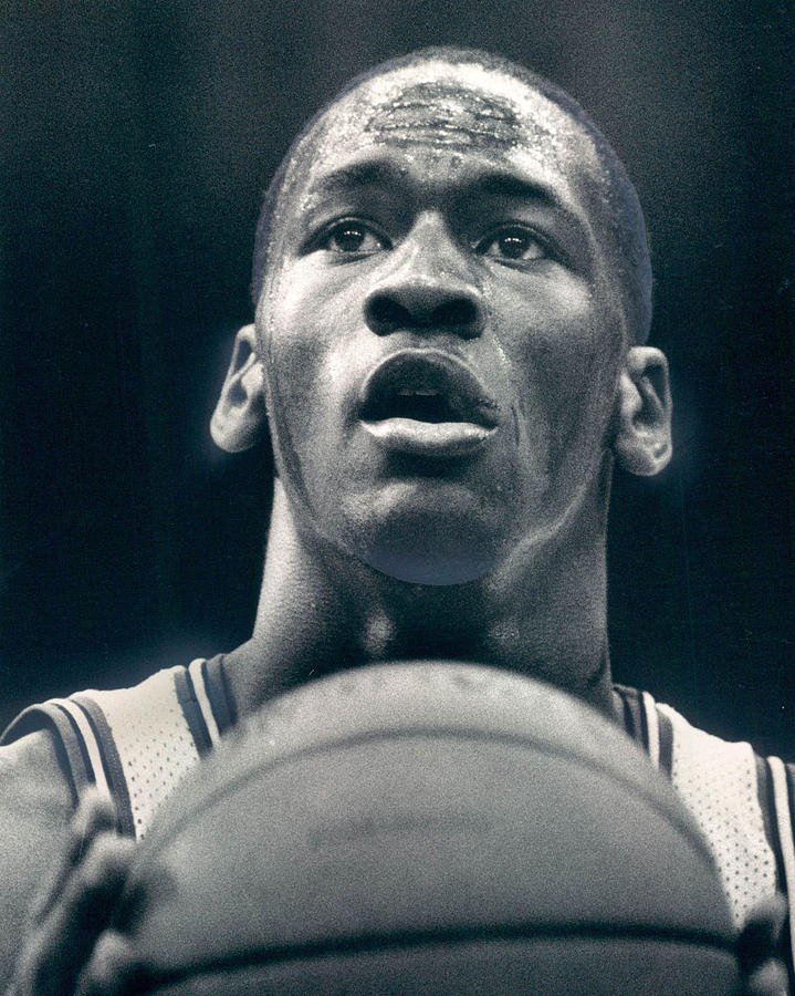 Classic Photograph - Michael Jordan Shots Free Throw by Retro Images Archive