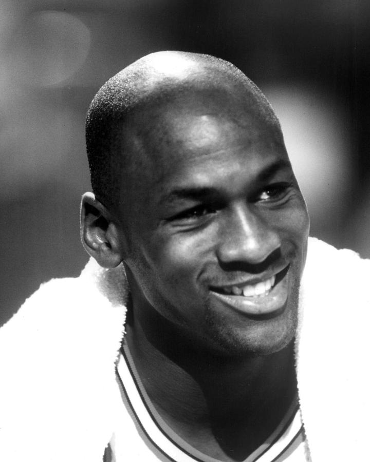 Classic Photograph - Michael Jordan Smiles by Retro Images Archive