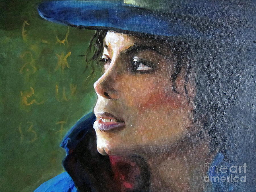 Michael Joseph Jackson Painting by Jieming Wang