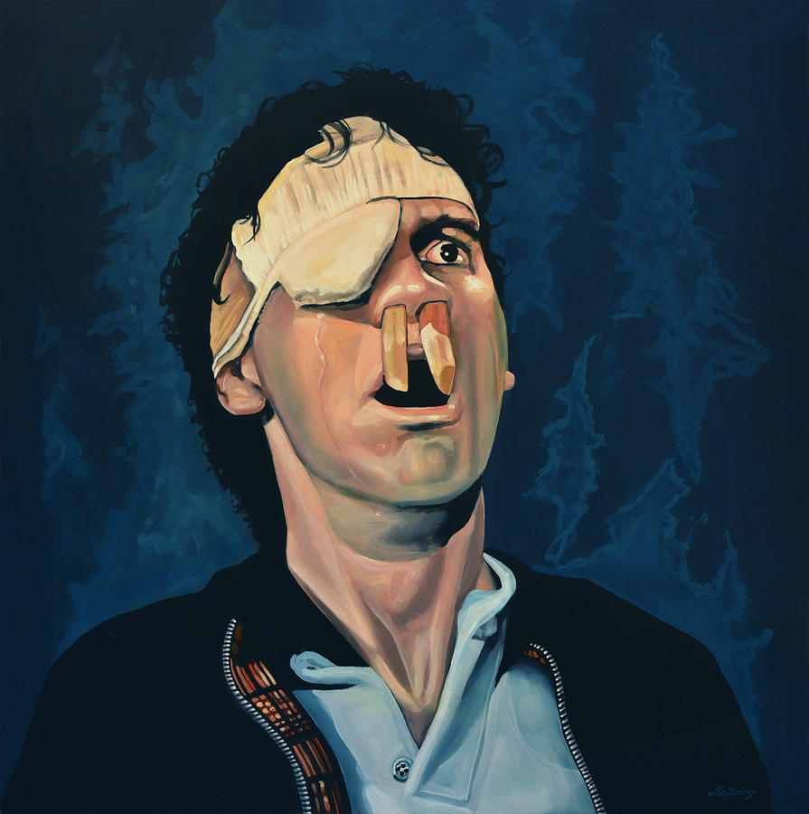 Michael Palin Painting by Paul Meijering