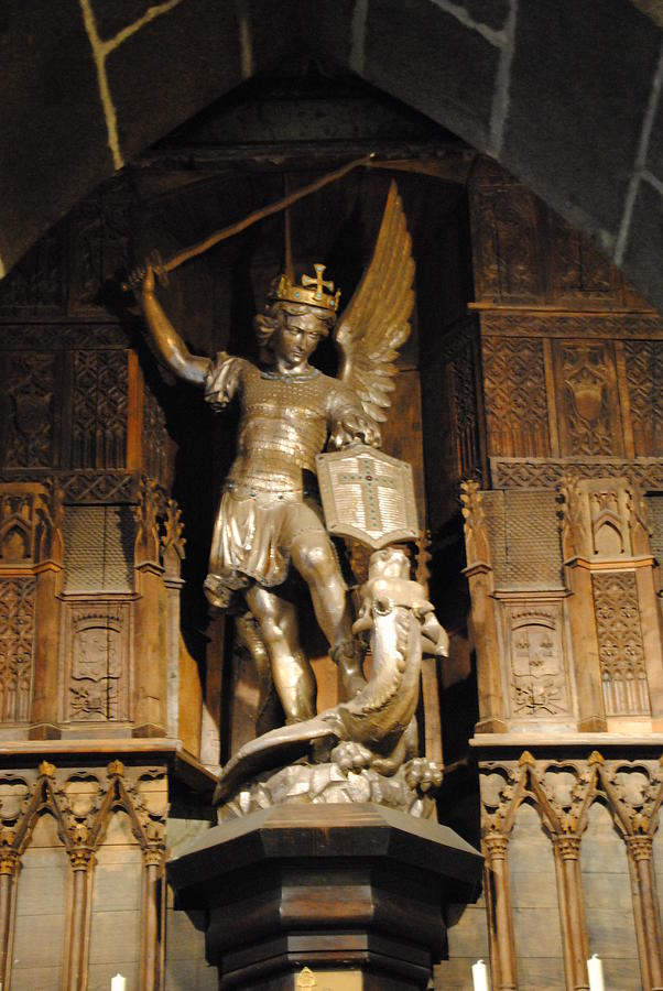 Michael the Archangel at Mont Saint-Michel Photograph by Jacqueline M Lewis