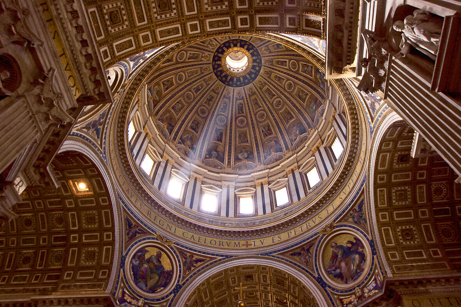 Michelangelos Dome Photograph by Walt  Baker