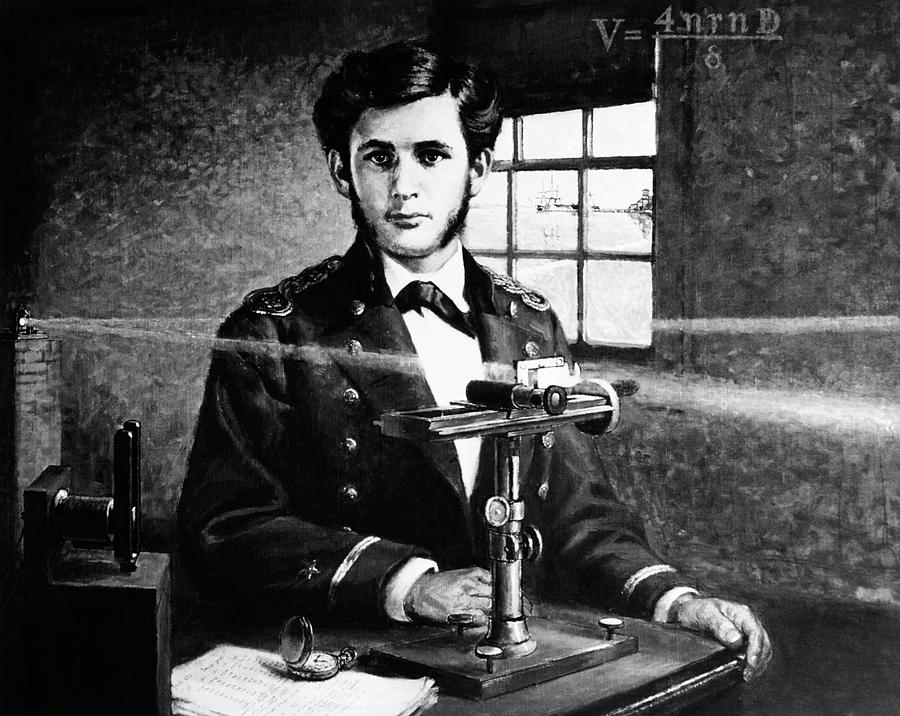 Michelson And His Interferometer Photograph by Us Navy, Naval History And Heritage Command