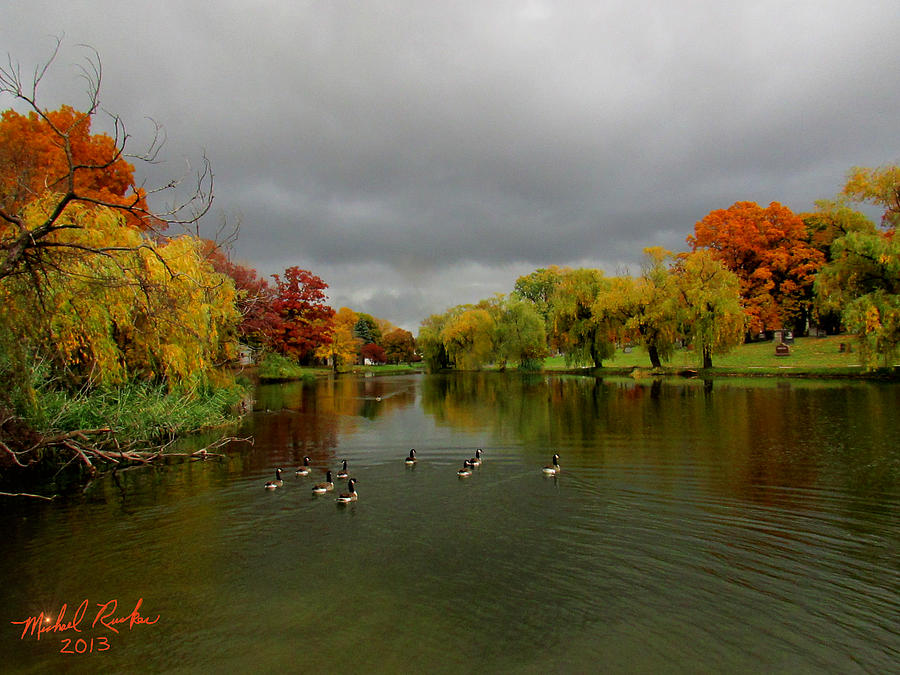 Michigan Autumn Photograph by Michael Rucker