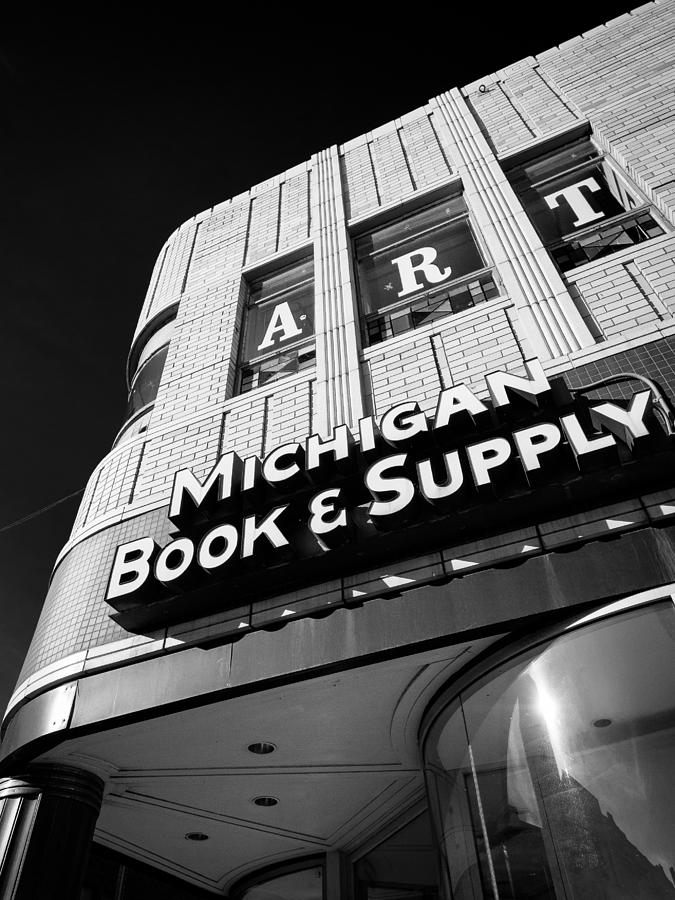Michigan Book and Supply Photograph by James Howe