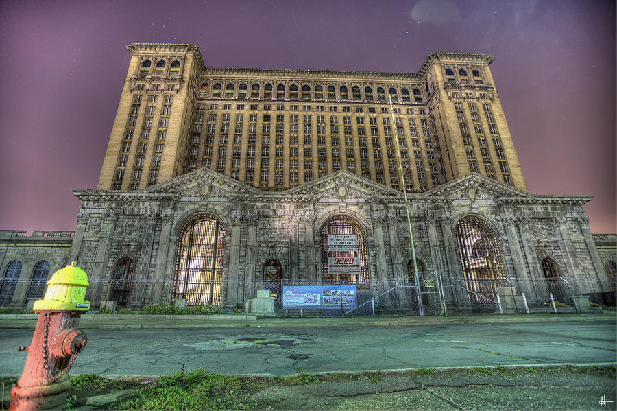 Michigan Central Station Detroit MI Photograph by A And N Art