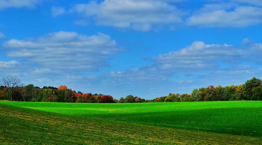 Michigan Fall Farmland Photograph by Thomas Nighswander Michigan Fall Farmland Photograph by Thomas Nighswander