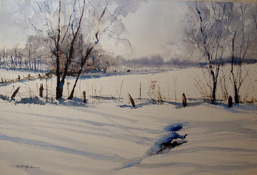 Michigan Field Painting by Sandra Strohschein
