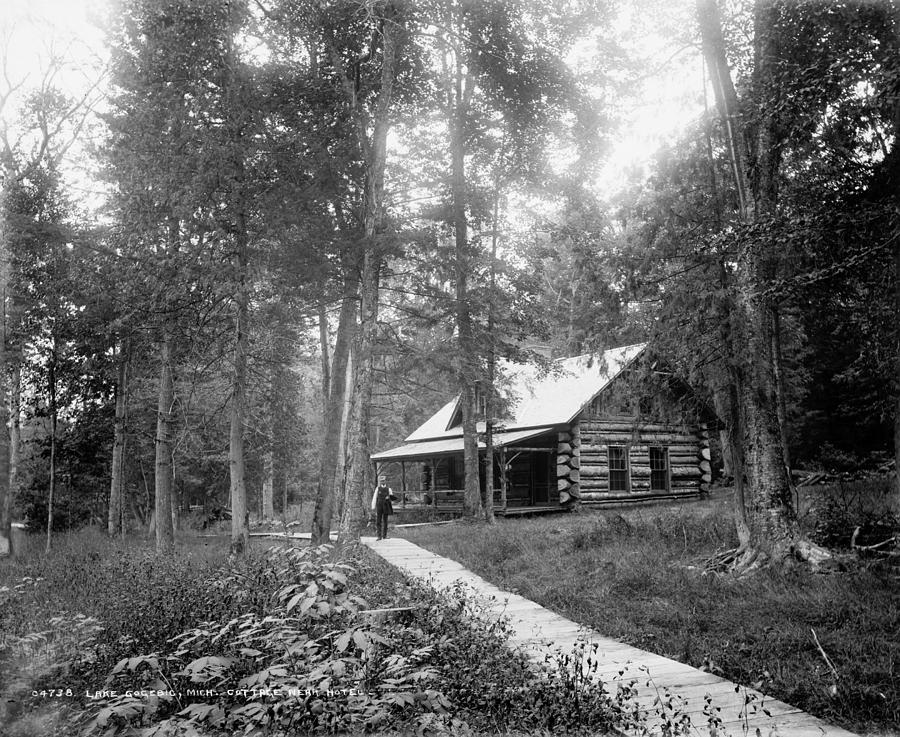 Michigan Log Cabin Photograph by Granger