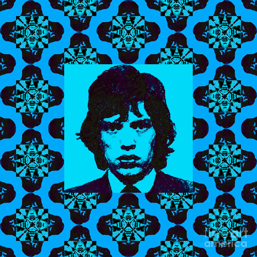 Mick Jagger Abstract Window p168 Photograph by Wingsdomain Art and Photography