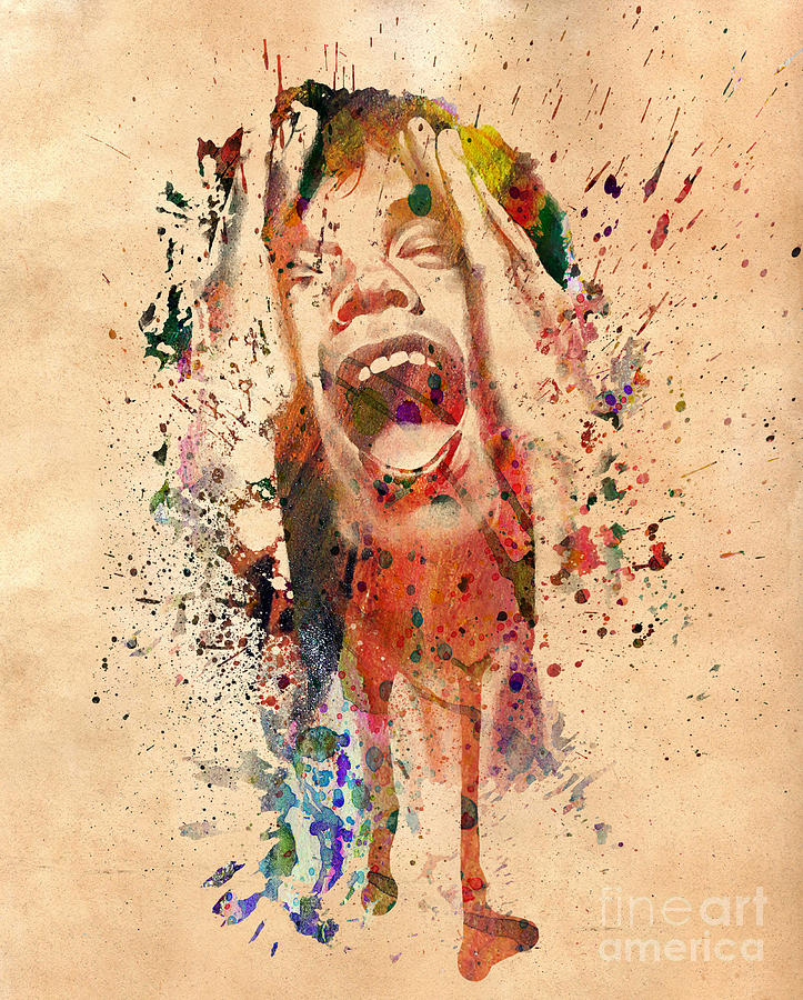 Mick Jagger Painting - Mick Jagger by Mark Ashkenazi