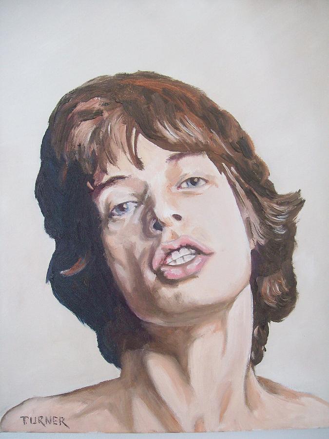 Mick Jagger Painting By Tim Turner Fine Art America