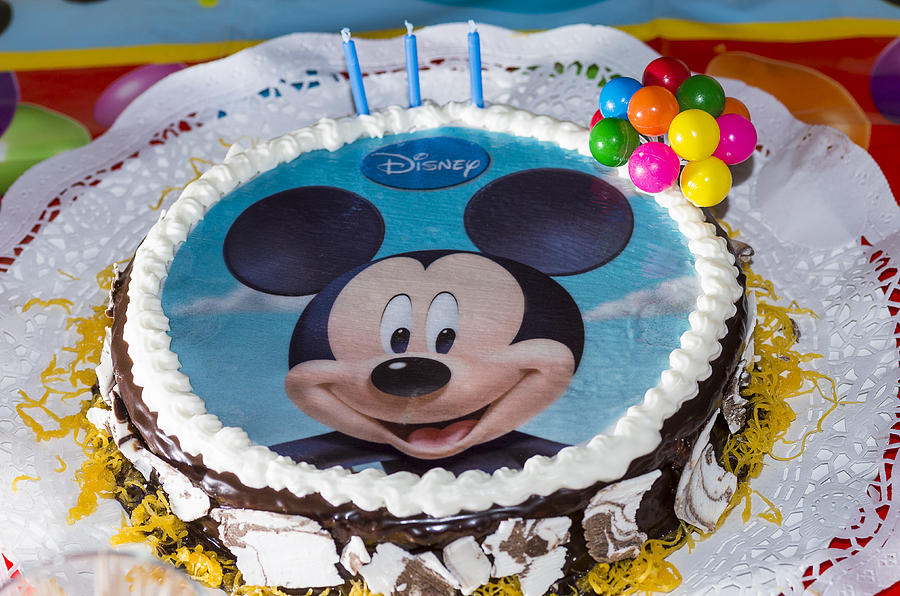 Mickey mouse cake Photograph by Paulo Goncalves