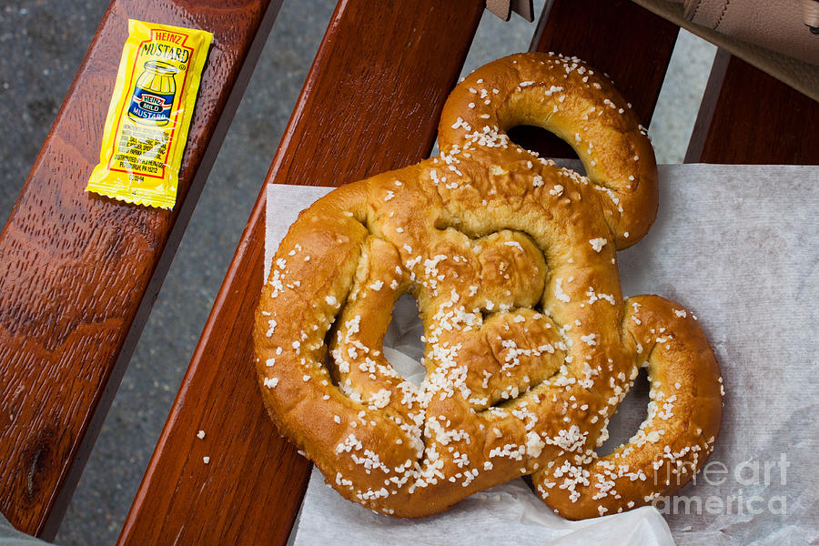Mickey Mouse Shaped Pretzel Photograph by Thomas Marchessault