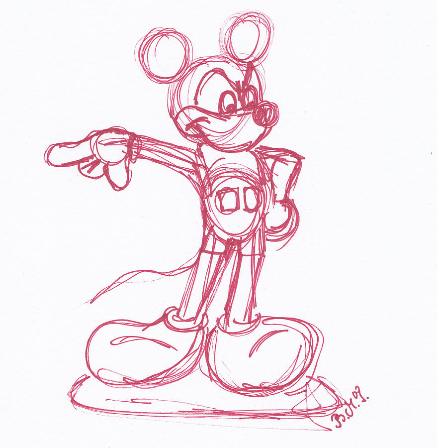 Walt Disney Studios Vintage Mickey Mouse Production Animation Cel Drawing  Available For Immediate Sale At Sotheby's