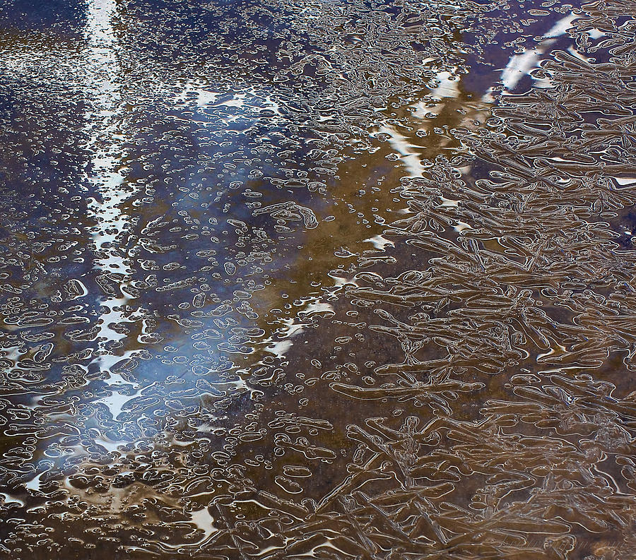 Micro Ice Flow Photograph by Britt Runyon