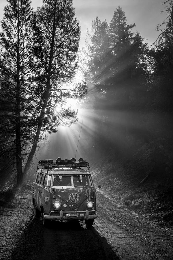 Microbus in the Morning Light Photograph by Richard Kimbrough