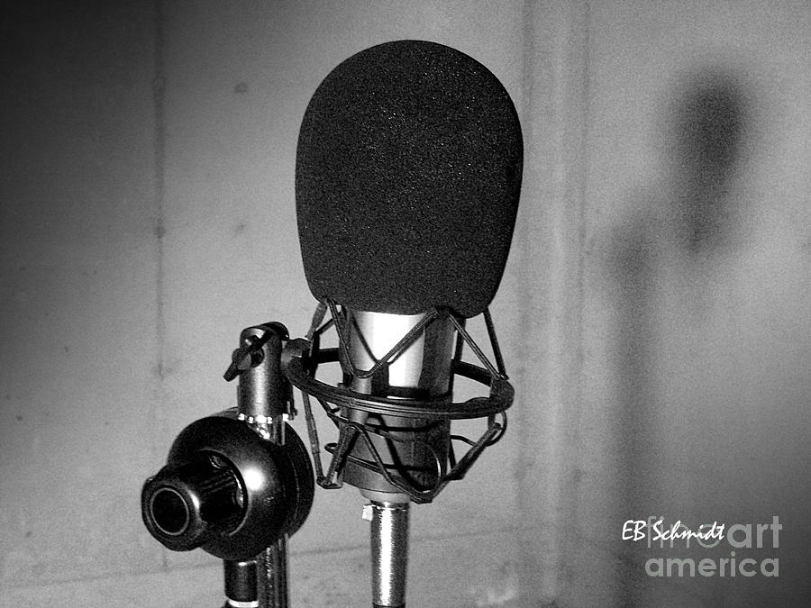 Microphone	 Photograph by E B Schmidt