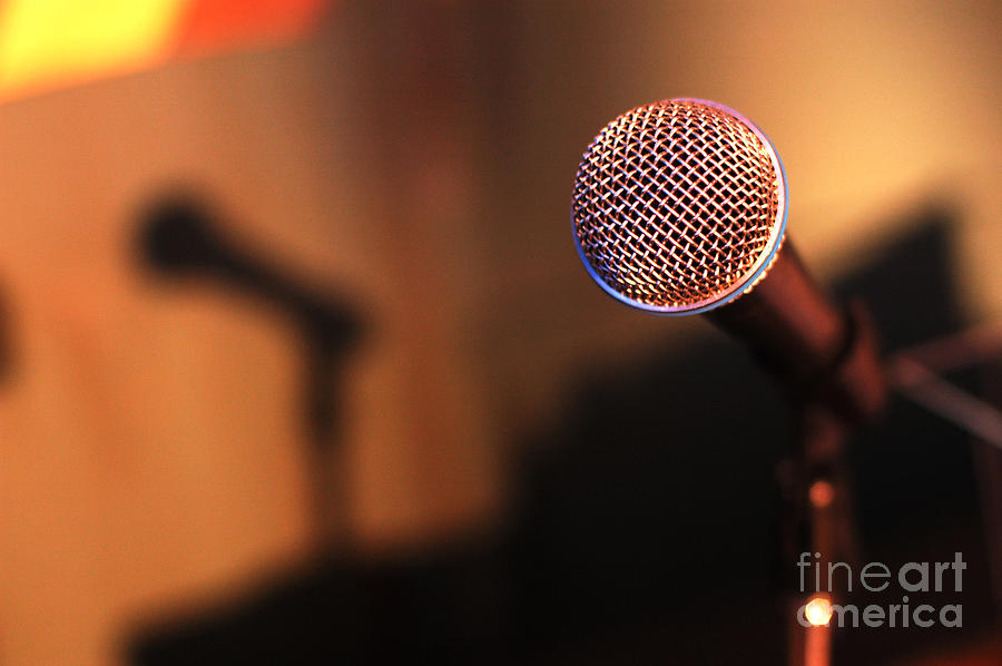 Music Photograph - Microphone by Micah May