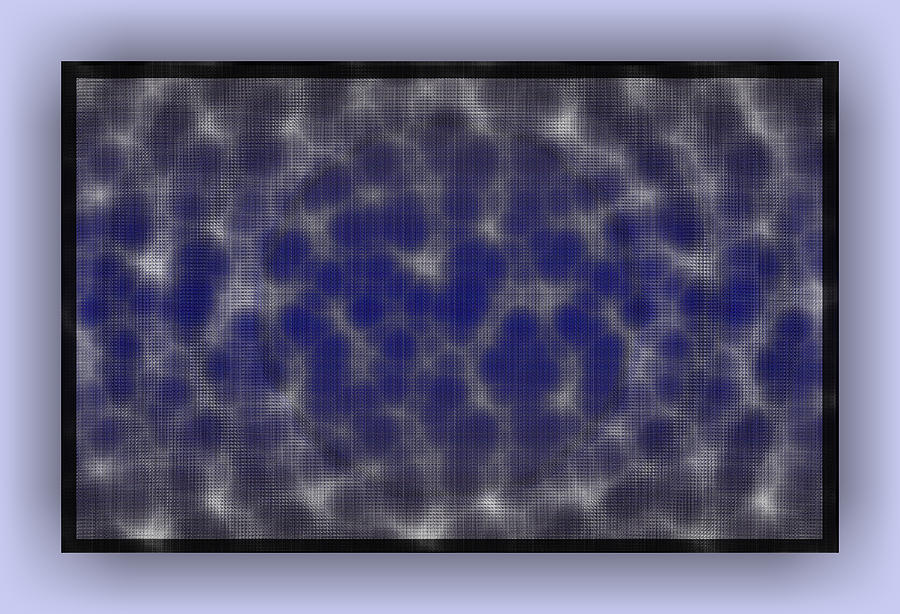 Microscopic Scale Digital Art - Microscopic Scale - light blue by Mihaela Stancu