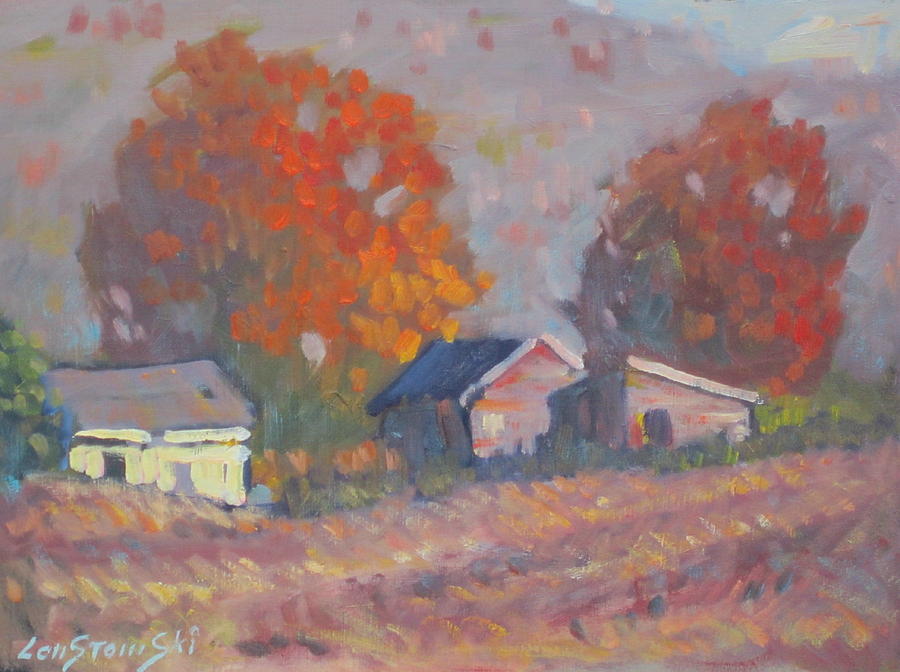 Mid Autumn Painting by Len Stomski