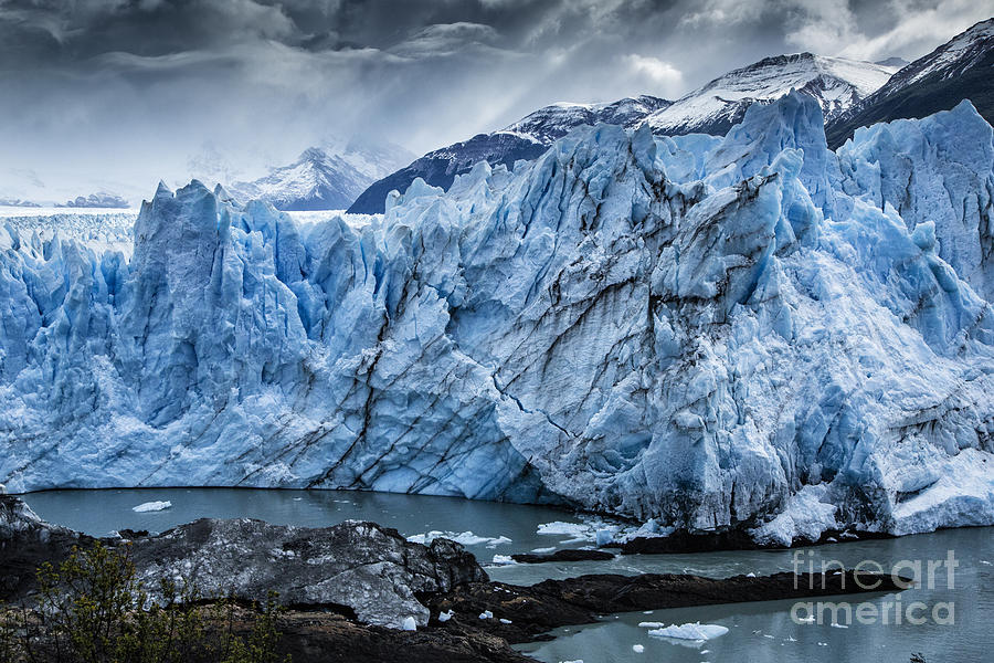 Los Glaciares National Park Photograph - Mid Perito Moreno Glacier by Timothy Hacker