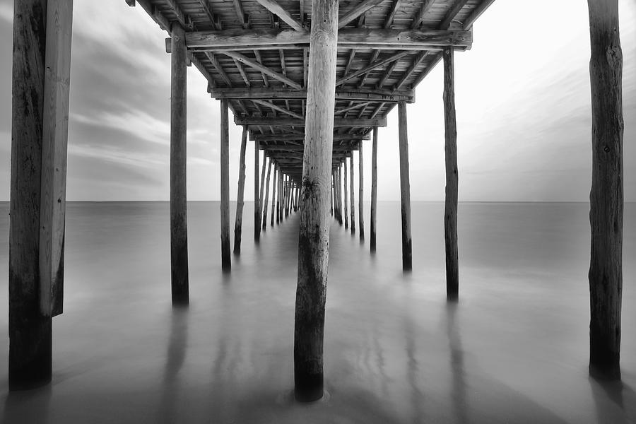 Midday Under The Pier Photograph by Edward Kreis