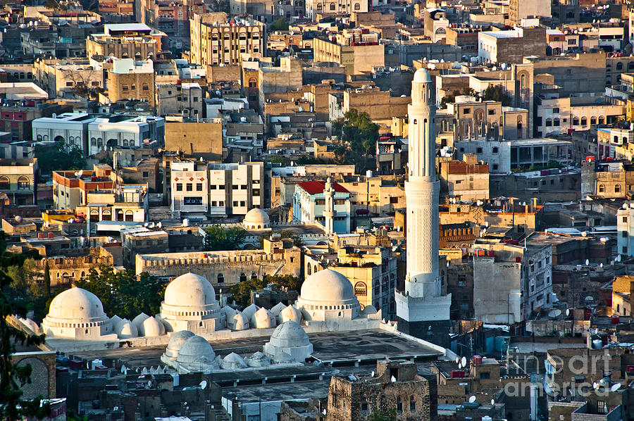 Middle Eastern Town Photograph by Charuhas Images
