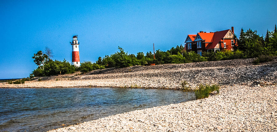 Middle Island Lighthouse Photograph by Grace Grogan
