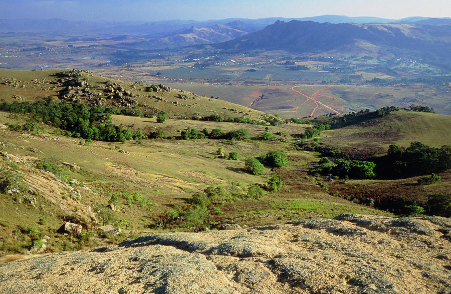 Middle Veldt Landscape In Swaziland Photograph by Sinclair Stammers ...