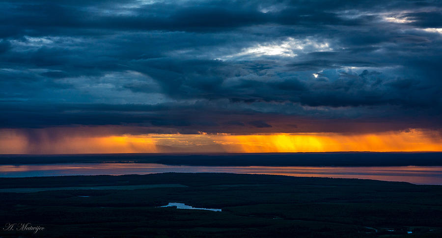 Midnight Alaskan Storms Photograph by Andrew Matwijec