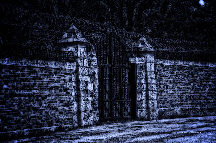 MidNight At The Prison Gates Photograph by Thomas Woolworth